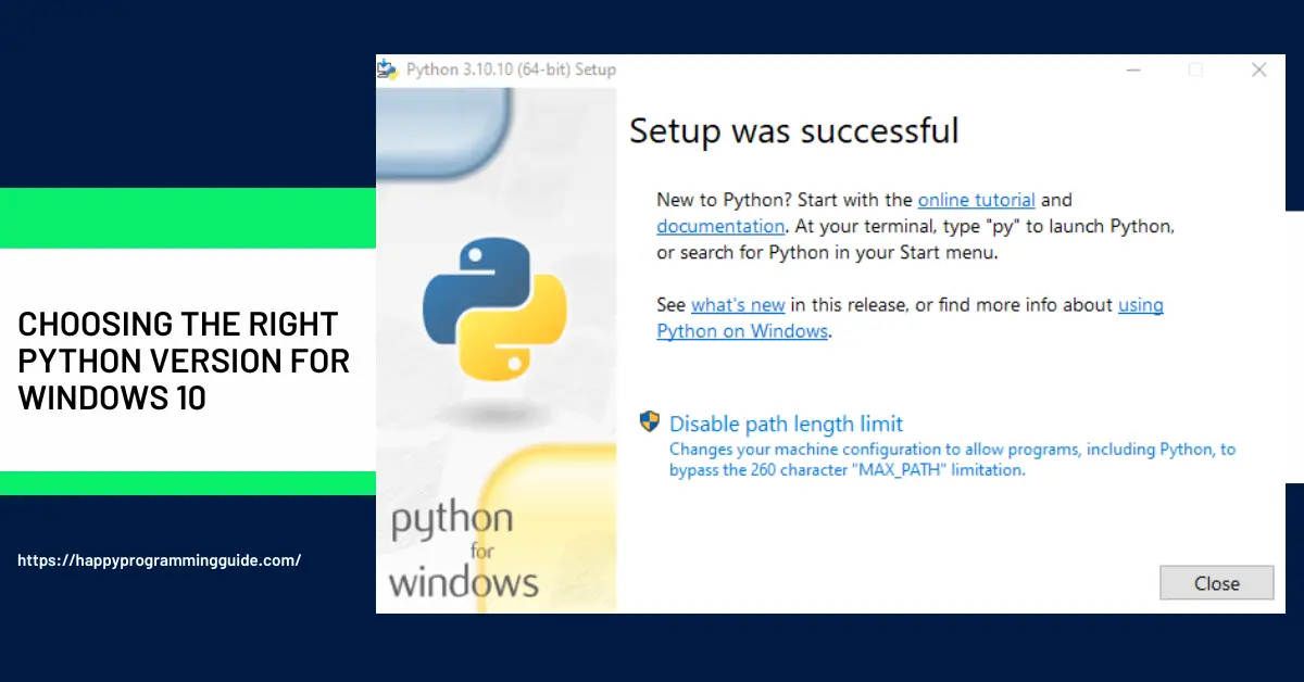Choosing the Right Python Version for Windows 10: A Comprehensive Guide