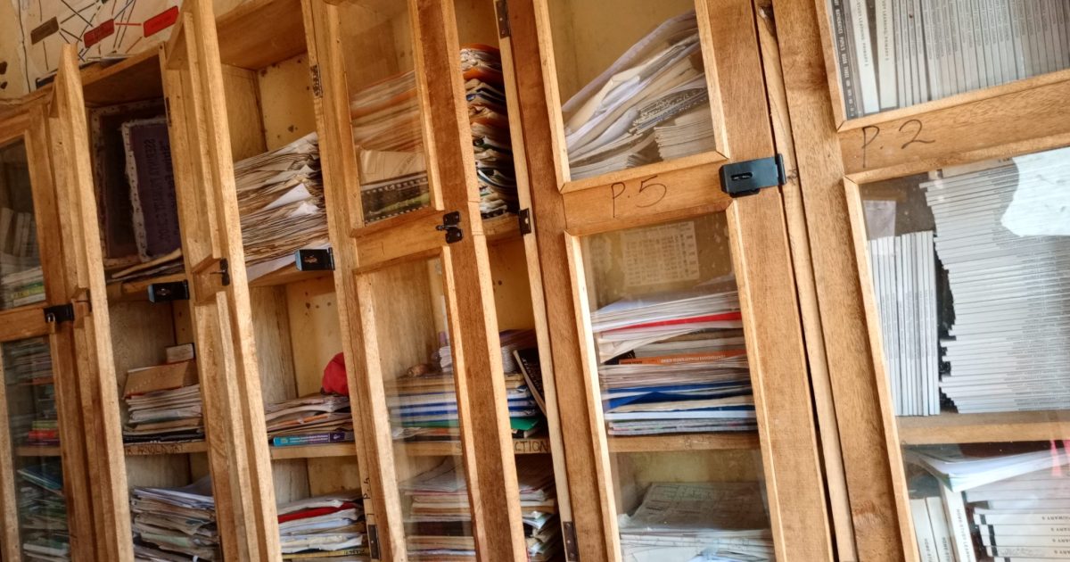 Mini Library with books